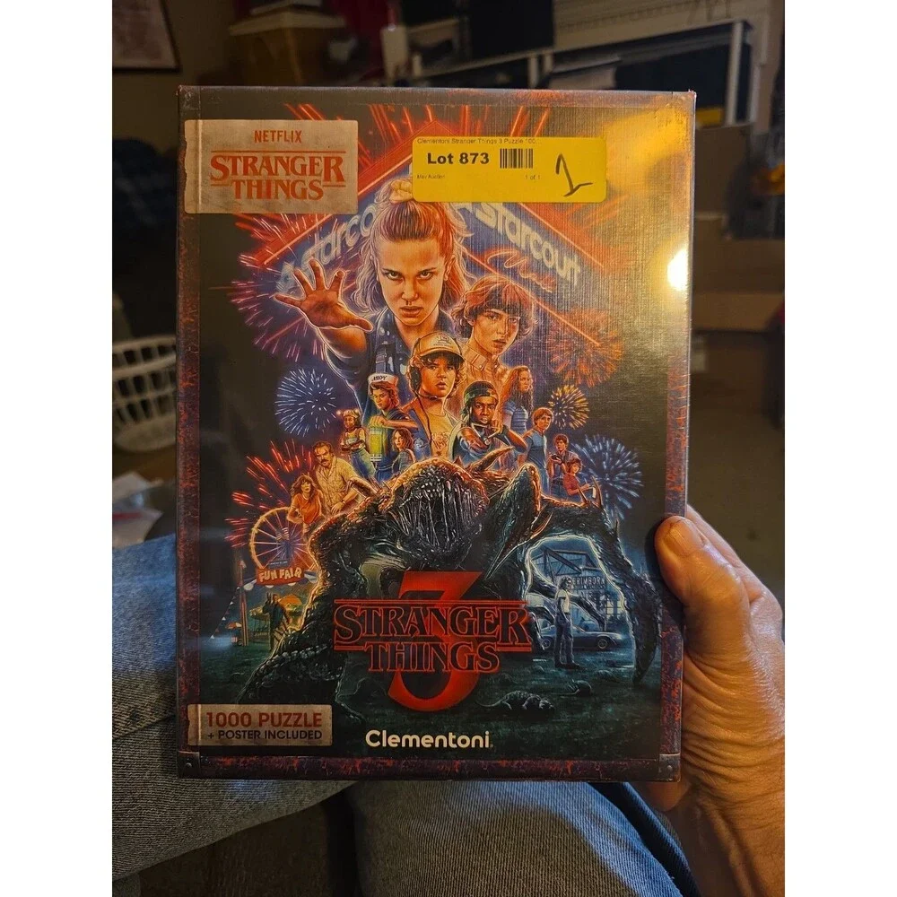 NEW & SEALED Clementoni 39979 Stranger Things 3 Netflix 1000 Pc Jigsaw Puzzle